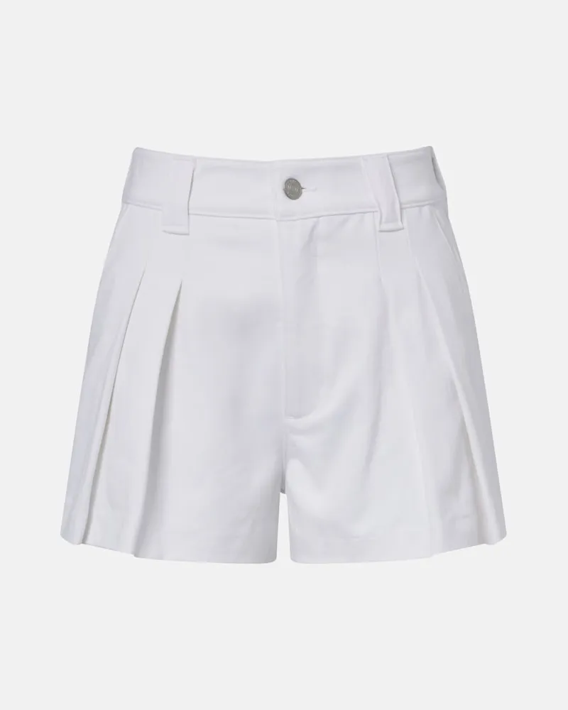 Frame Denim Shorts The Structure aus Denim Weiß