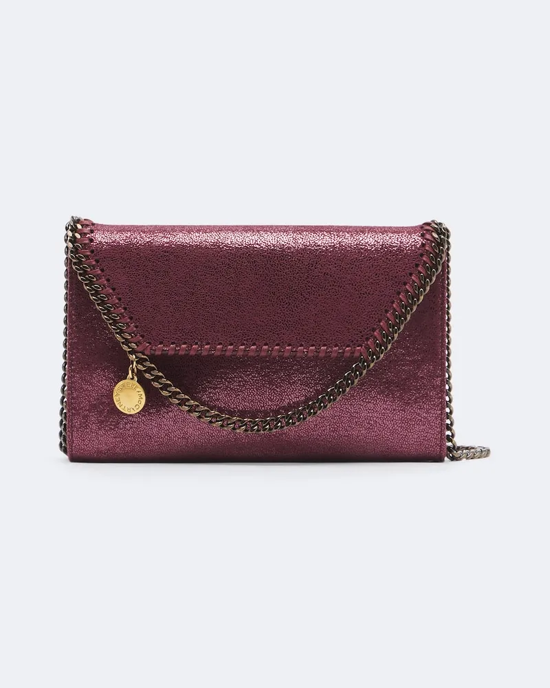 Stella McCartney Crossbody Bag Falabella Mini Burgunderrot