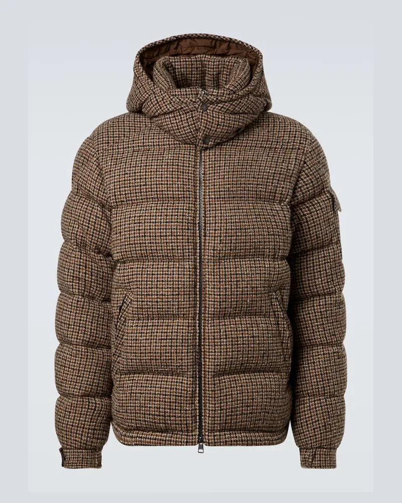 Moncler Daunenjacke Montgenevre aus Bouclé Braun
