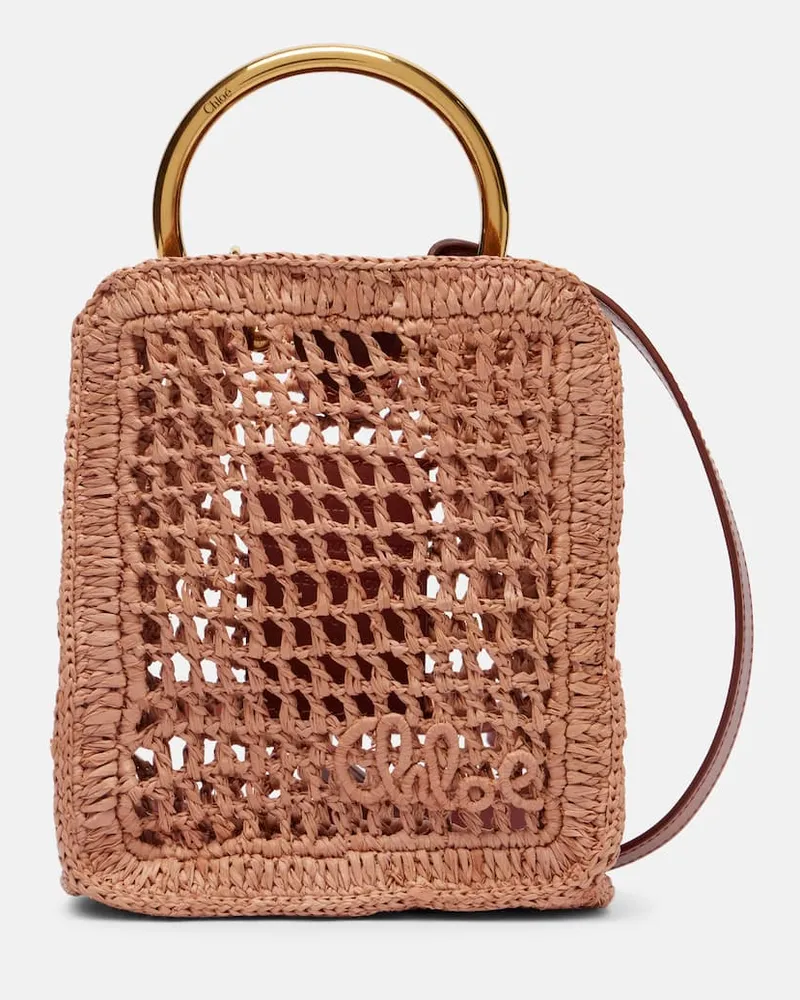 Chloé Chloé Schultertasche Summer Banana Mini Rosa