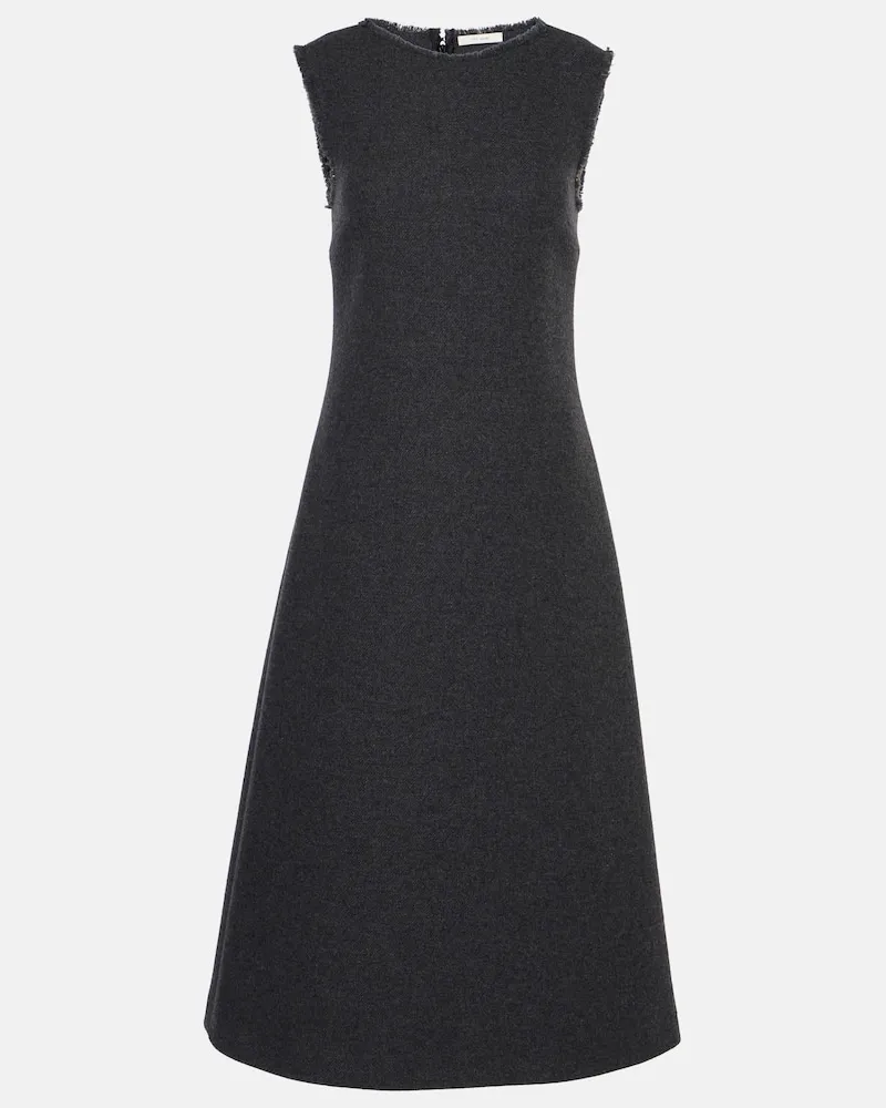 The Row Midikleid Amor aus einem Wollgemisch Grau