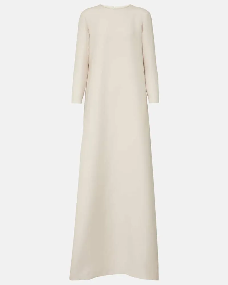 The Row Robe Stefos aus Wolle und Seide Weiß