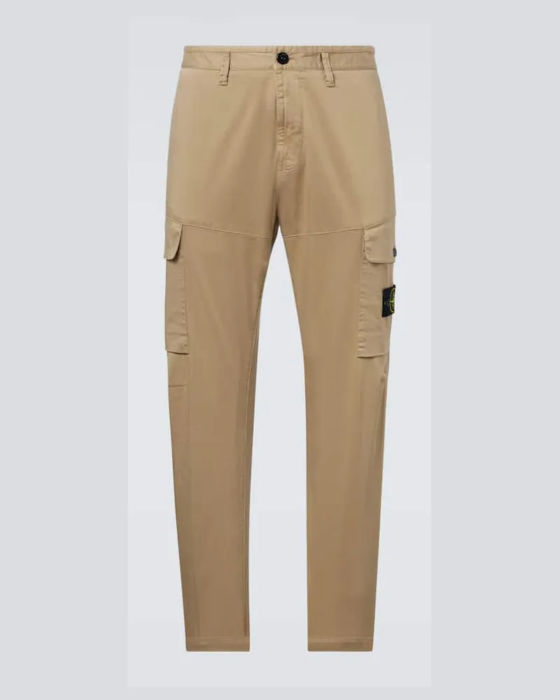 Stone Island Cargohose aus Baumwolle Beige