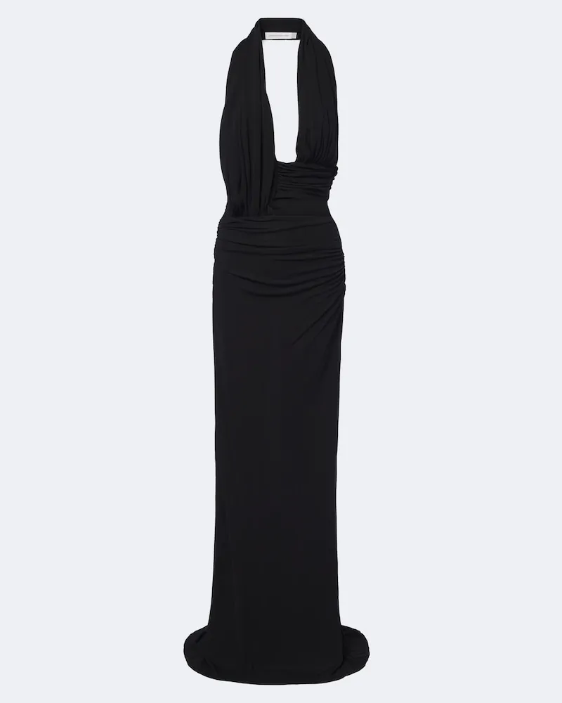 Christopher Esber Robe aus Jersey Schwarz