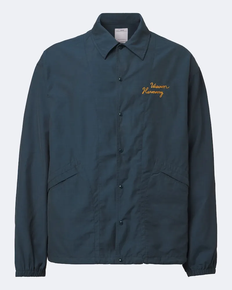 Visvim Jacke aus Taft Blau