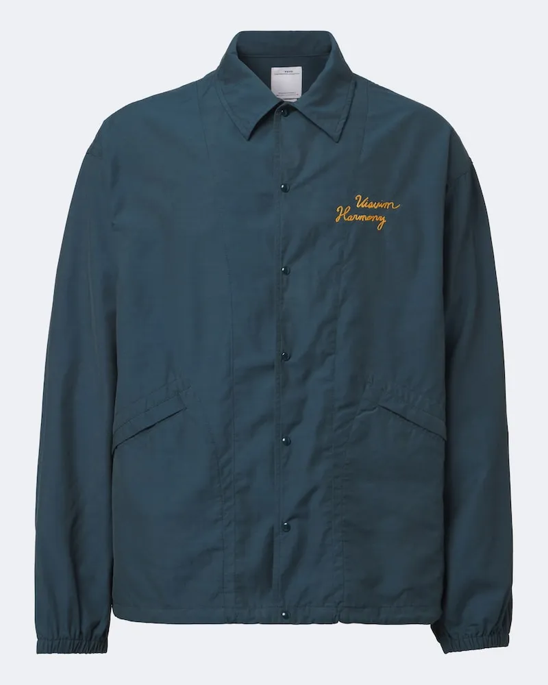 Visvim Jacke aus Taft Blau