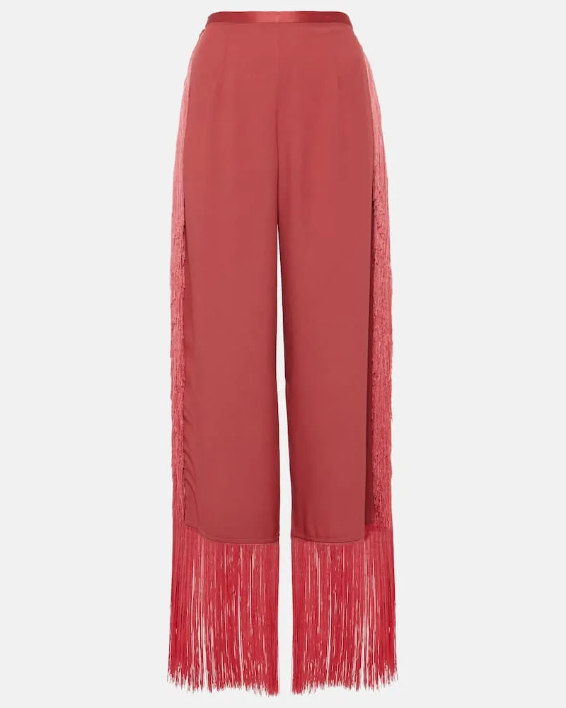 Taller Marmo Weite High-Rise-Hose Nevada Rosa