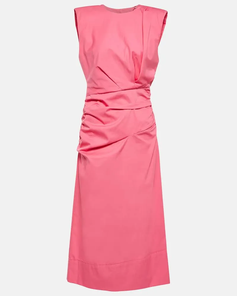 Dorothee Schumacher Midikleid aus Baumwolle Rosa