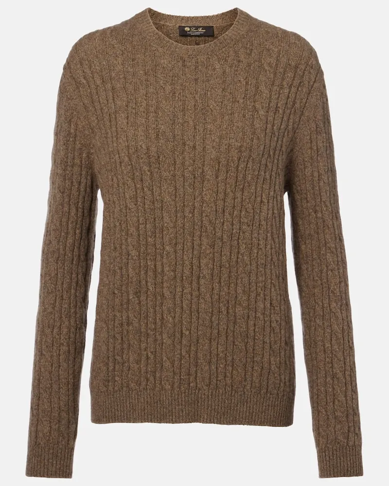 Loro Piana Pullover aus Kaschmir Braun