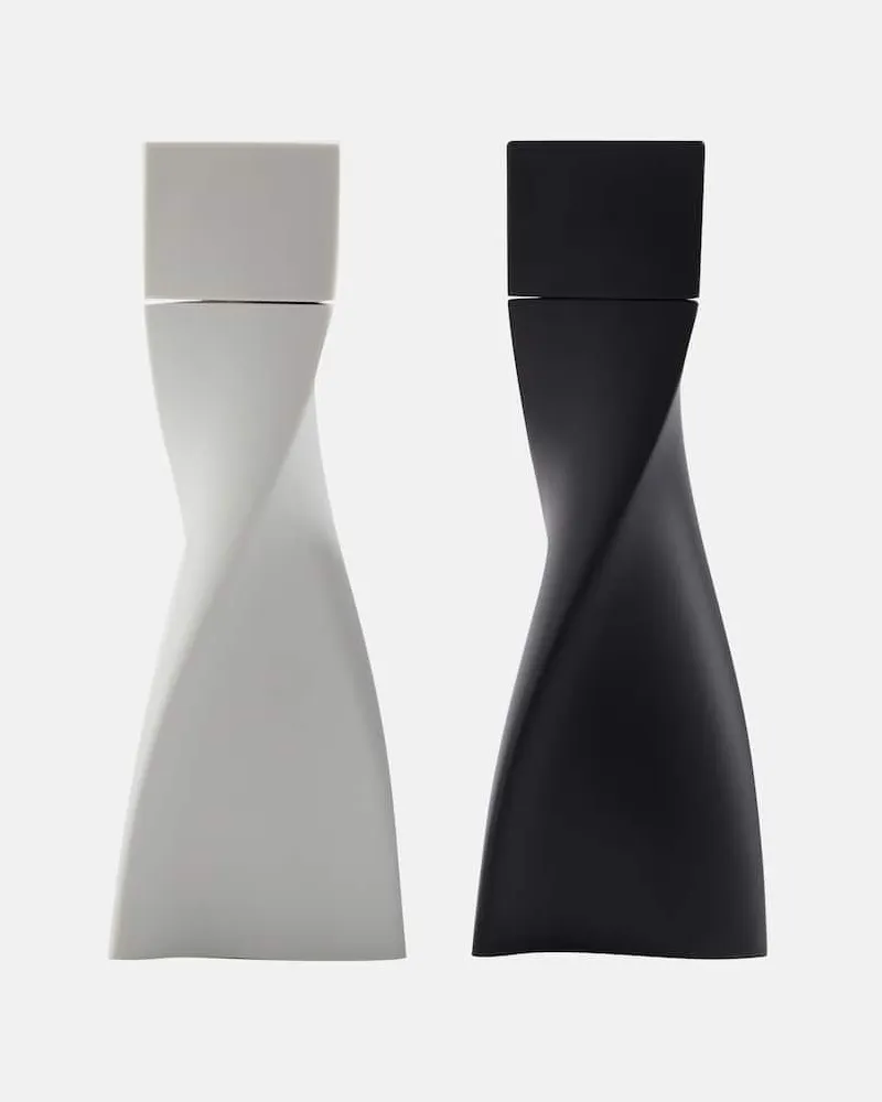 Zaha Hadid Design Salz- und Pfeffermühle Duo Schwarz