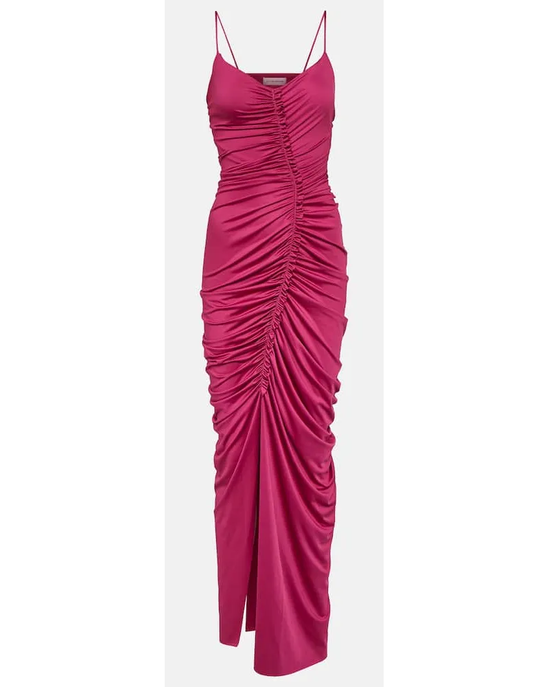 Victoria Beckham Maxikleid aus Jersey Pink