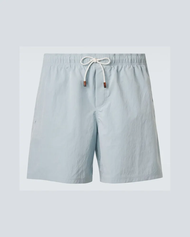 Umit Benan Badeshorts Antibes Blau