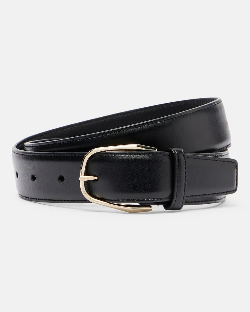Saint Laurent Gürtel aus Leder Schwarz