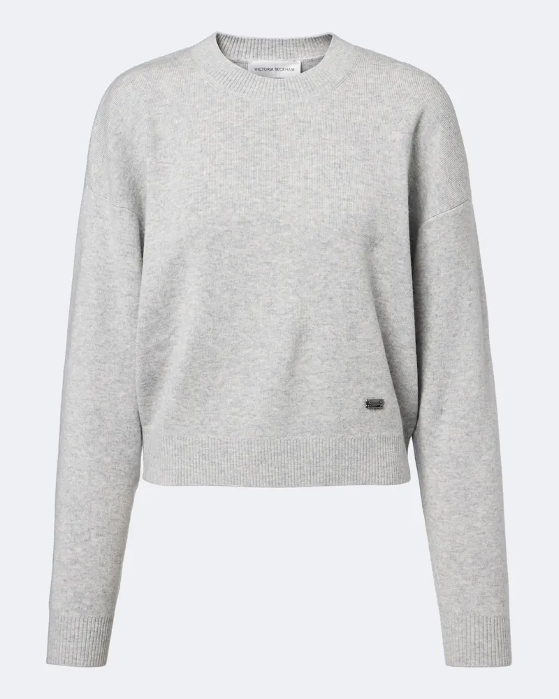 Victoria Beckham Pullover aus Wolle und Kaschmir Grau