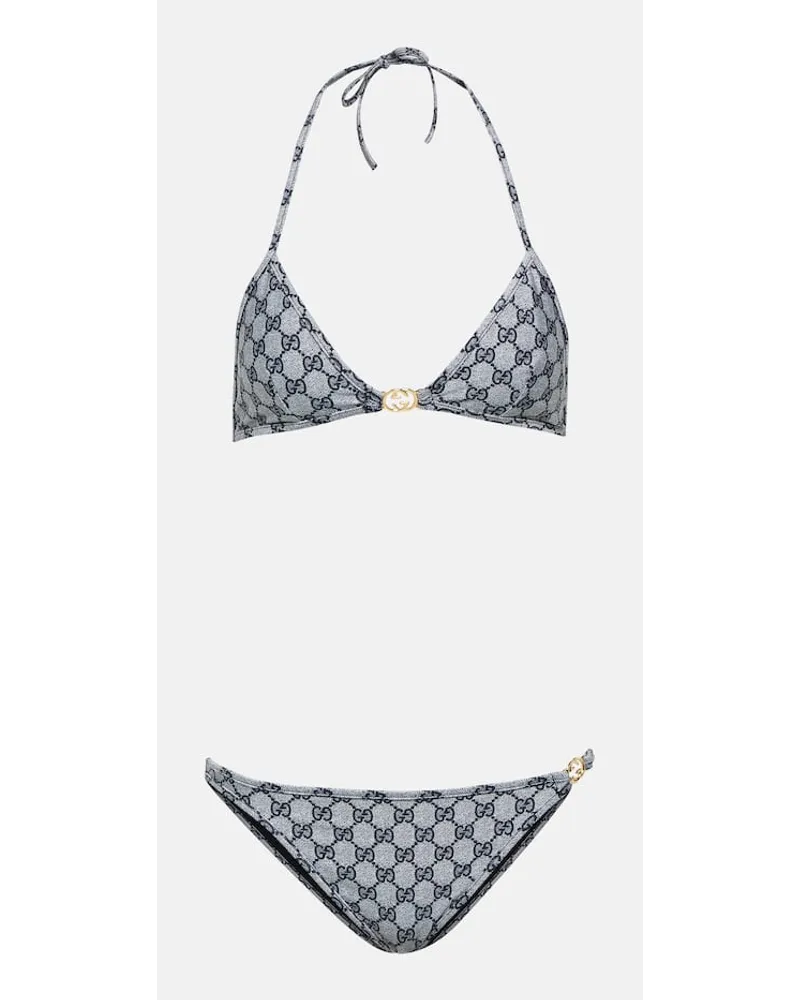Gucci Bikini GG Blau
