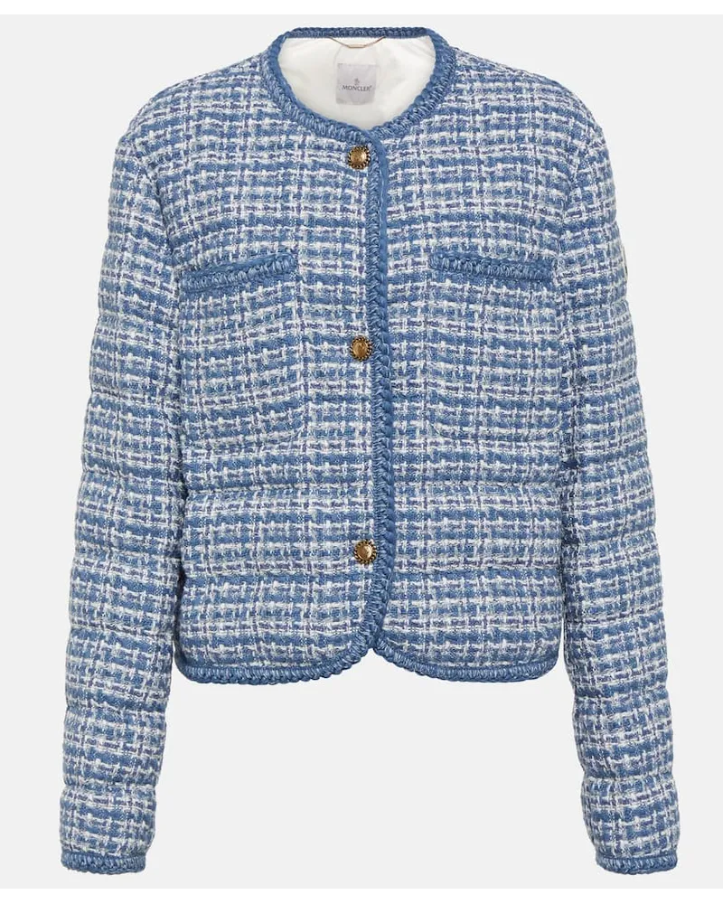 Moncler Daunenjacke Eliadi aus Boucle Blau