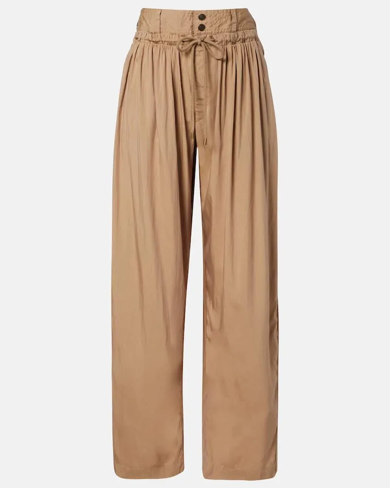 Isabel Marant Weite Hose Inaya Beige