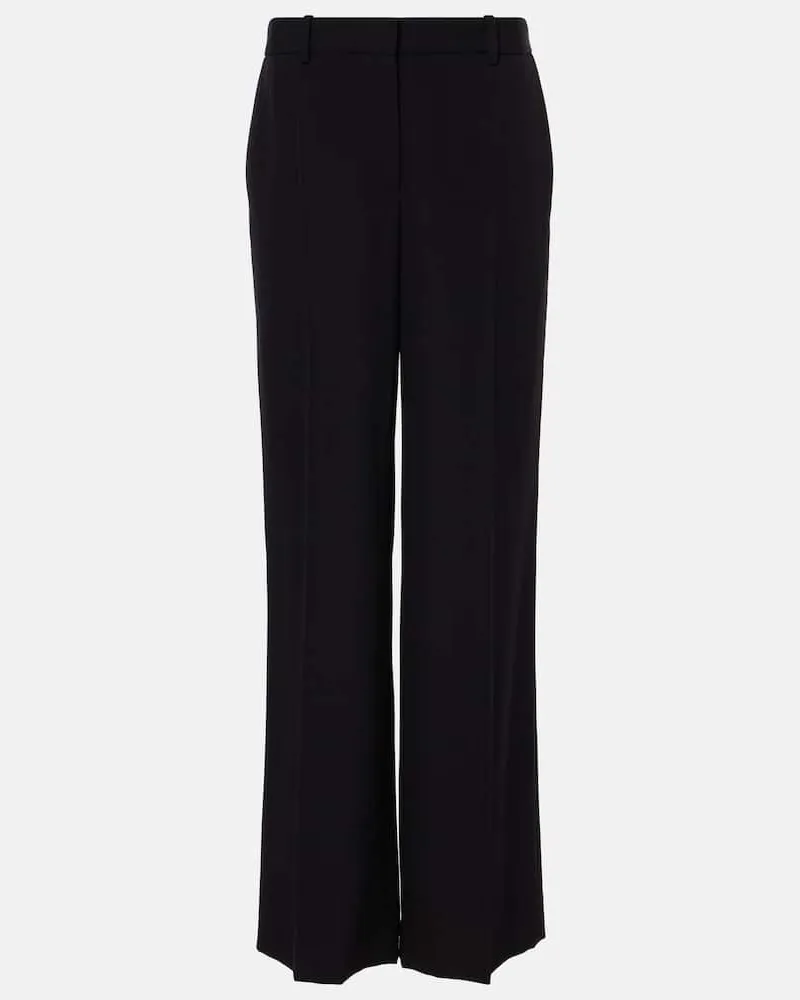 The Row Weite Hose Encore aus Wolle Schwarz