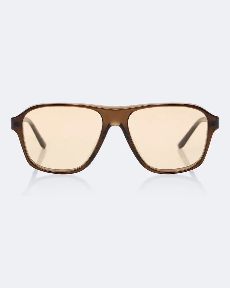 KHAITE X Oliver Peoples Aviator-Brille 1978RX Braun