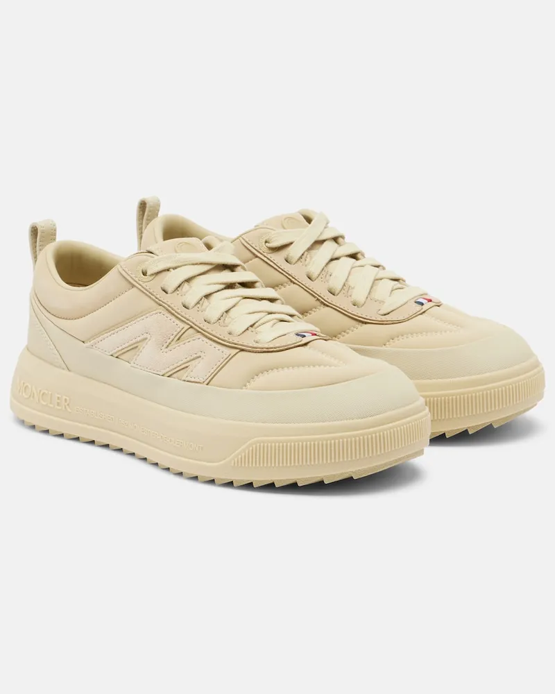 Moncler Sneakers Altive mit Leder Beige