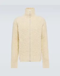 Jil Sander Cardigan aus Wolle Beige