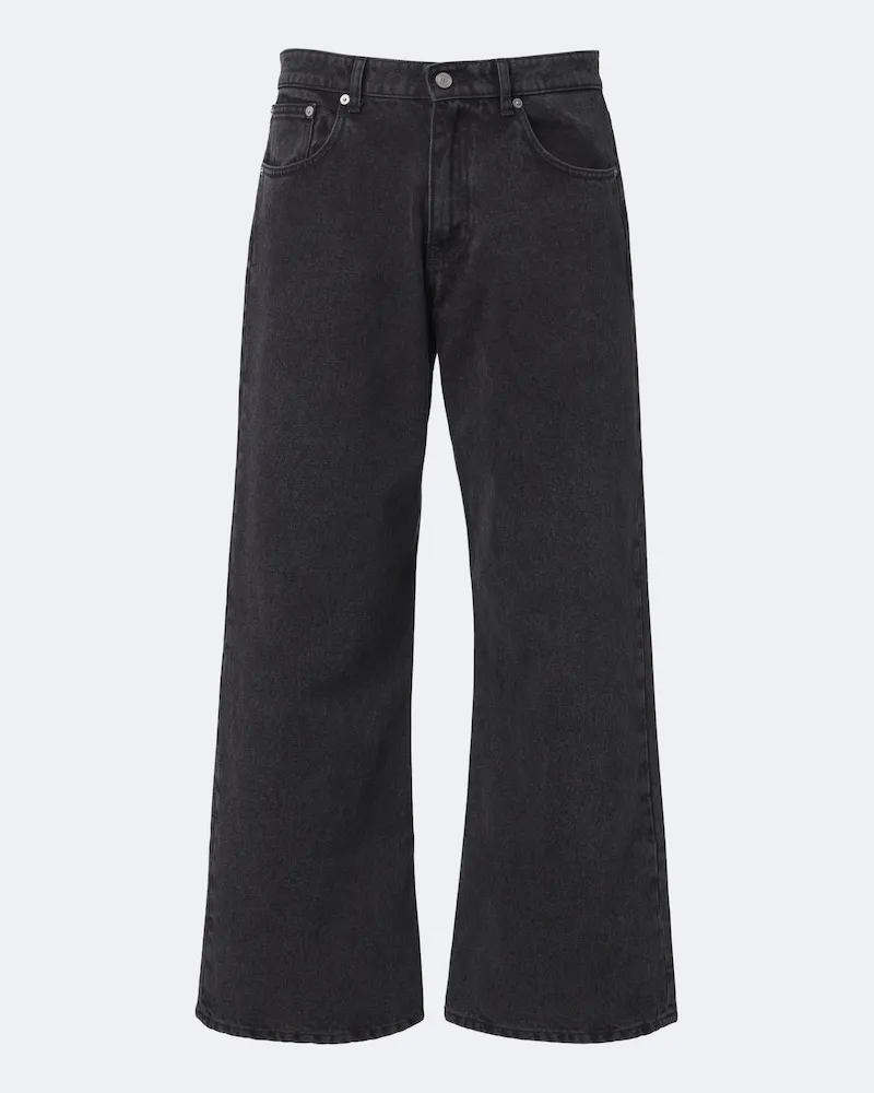 ERL Straight Jeans Schwarz