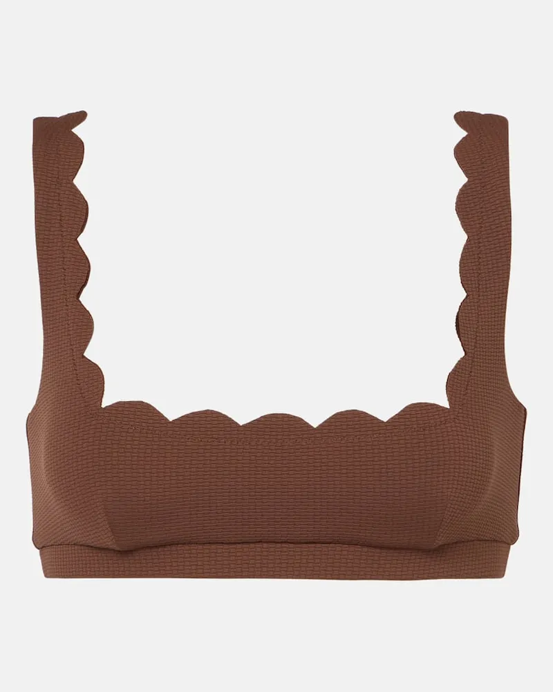 Marysia Bikini-Oberteil Mini Palm Springs Braun