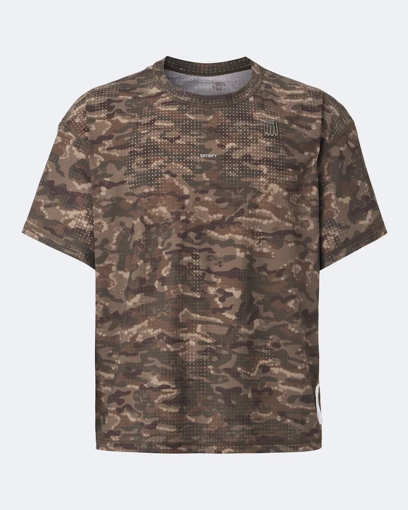 Satisfy T-Shirt Space‑O aus Jersey Grün