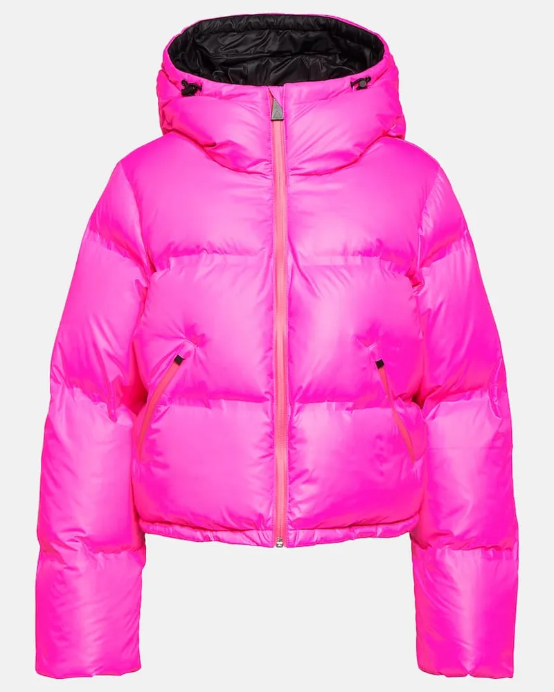 Aztech Mountain Cropped-Skijacke Minnie Nuke Suit Rosa