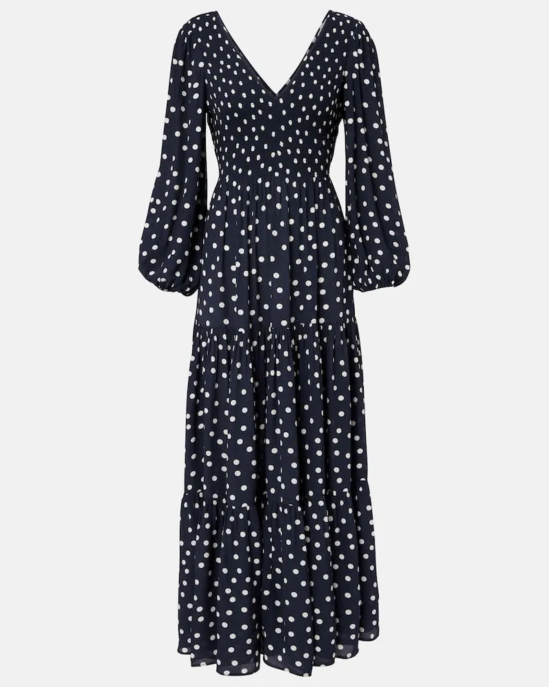 RIXO Midikleid Brooke Blau