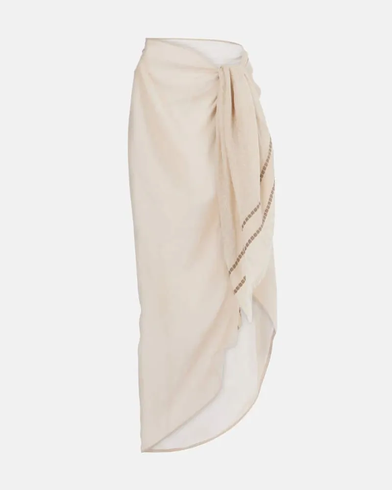 Loewe Pareo Anagram aus Baumwolle Nude