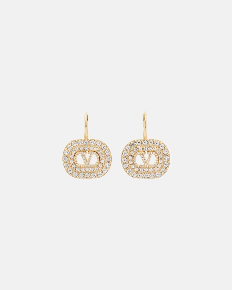 Valentino Garavani Ohrringe VLogo Signature mit Swarovski®-Kristallen Gold