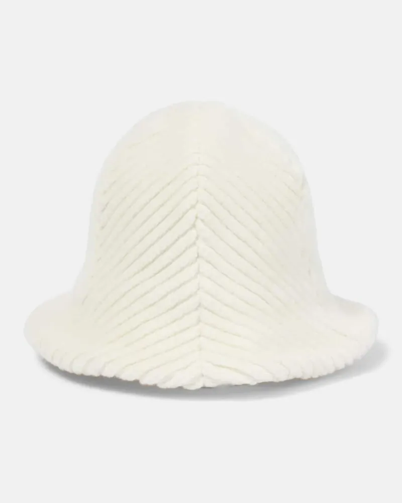 Loro Piana Hut aus Wolle und Baumwolle Weiã
