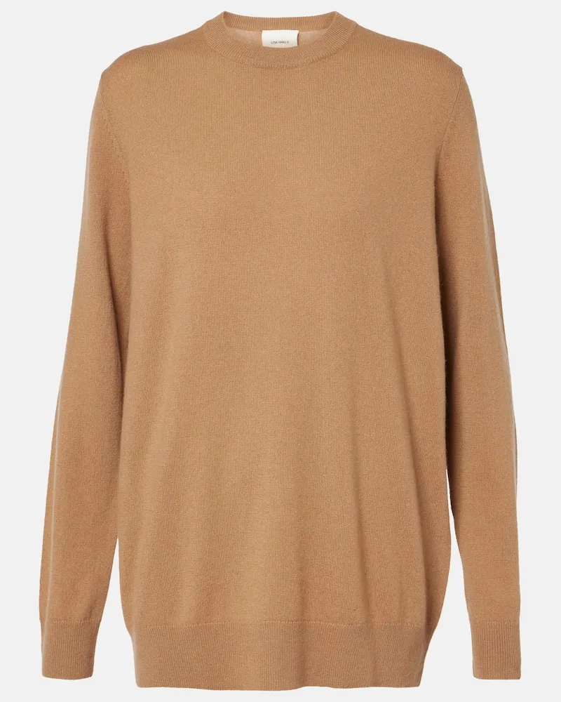 Lisa Yang Pullover Helena aus Kaschmir Braun