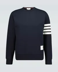 Thom Browne Sweatshirt 4-Bar aus Baumwolle Blau