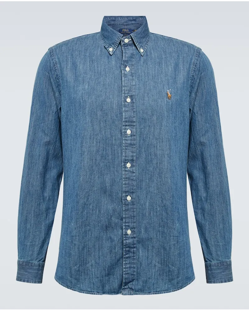 Ralph Lauren Jeanshemd Blau