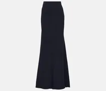 High-Rise-Maxirock aus Seide