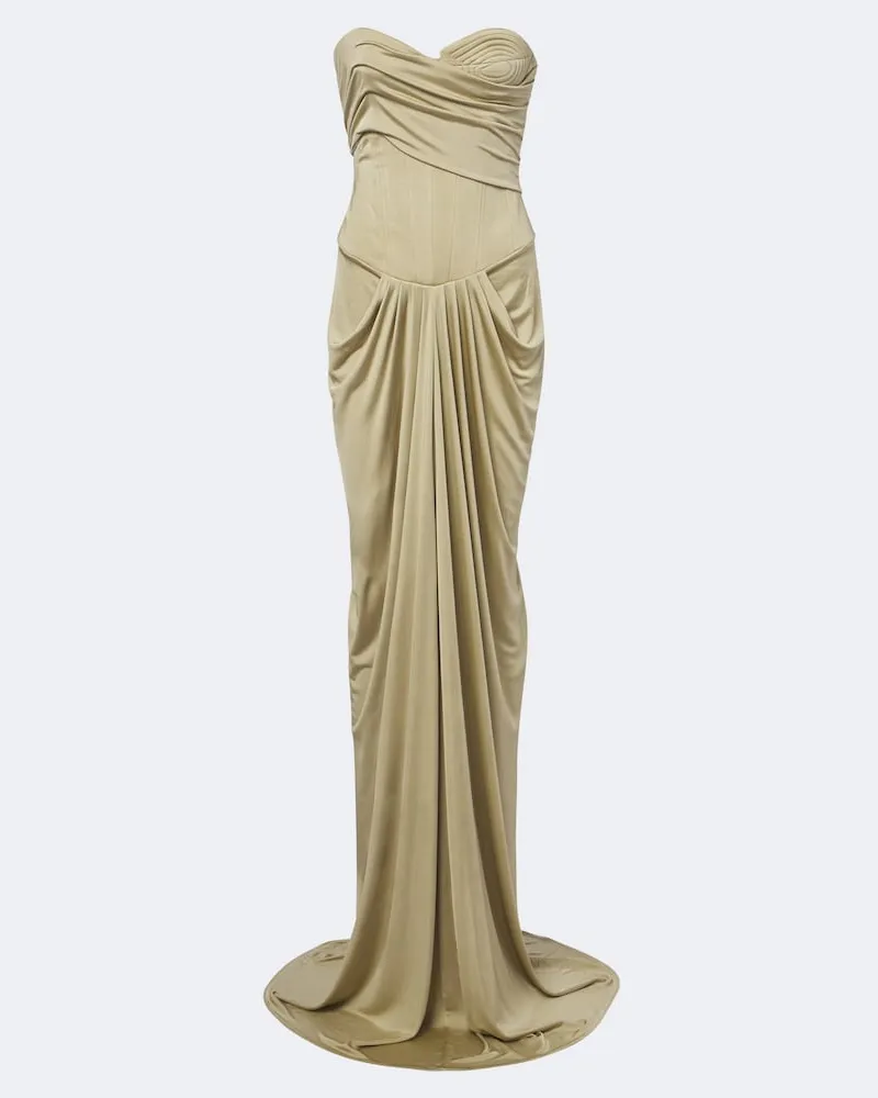 The New Arrivals Ilkyaz Ozel Robe Corset Grün