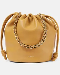 Loewe Bucket-Bag Flamenco Small aus Leder Braun