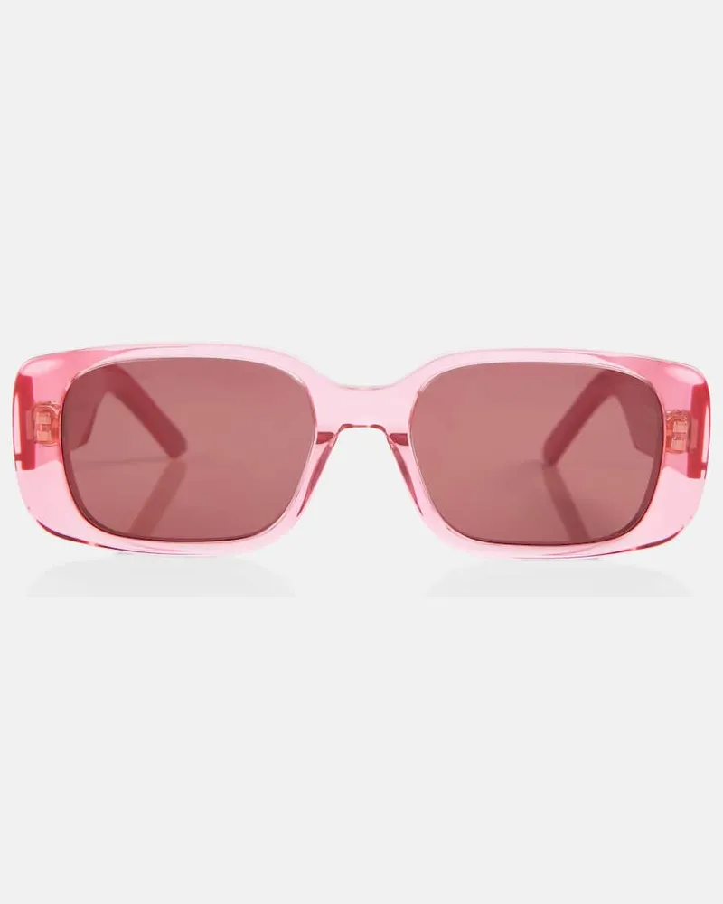 Dior Eckige Sonnenbrille Wildior S2U Rosa