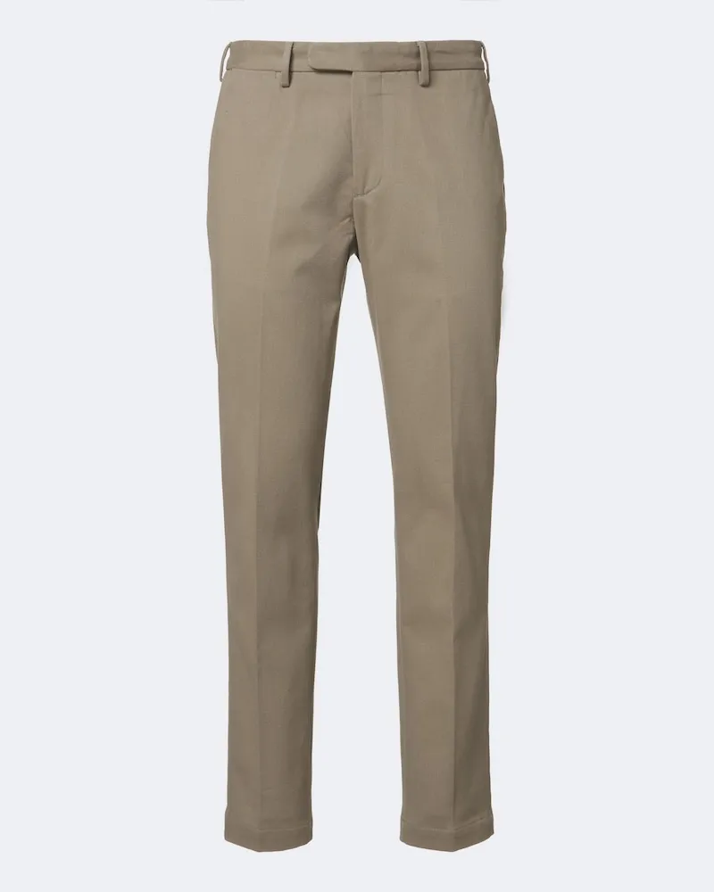 Thom Sweeney Chinohose aus Baumwolle Beige
