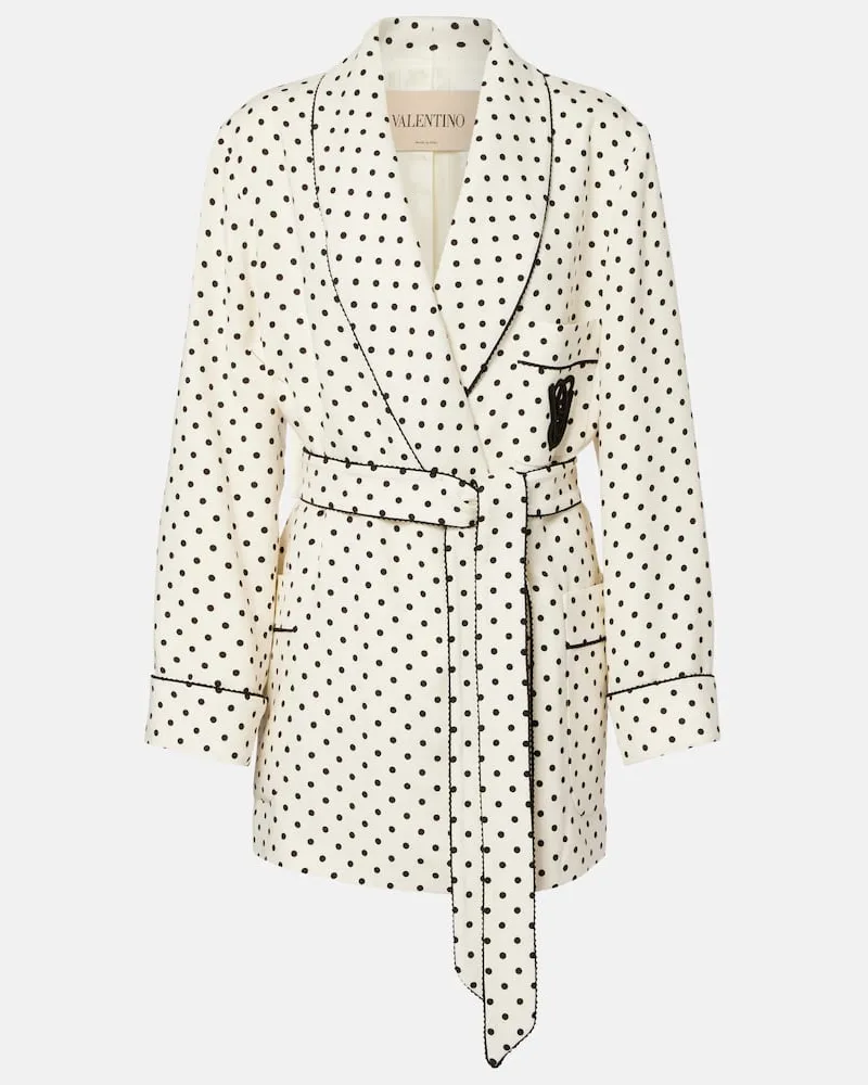 Valentino Garavani Jacke Plus De Pois Weiß