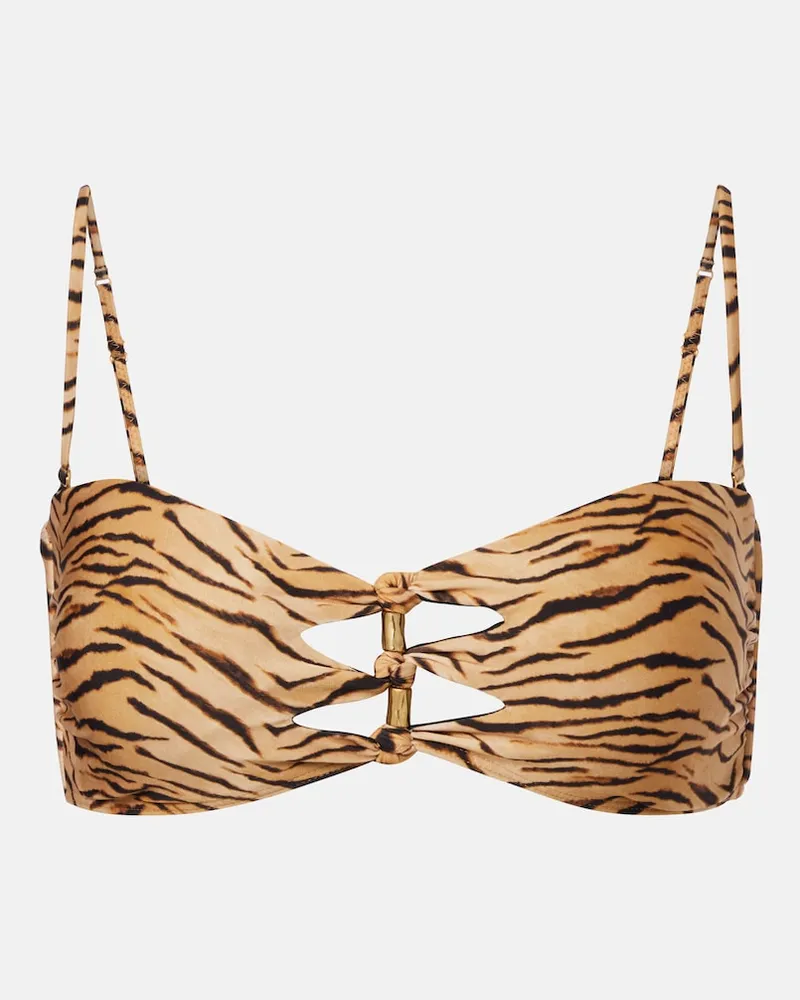 ViX X Rosie Huntington-Whiteley Bikini-Oberteil Braun