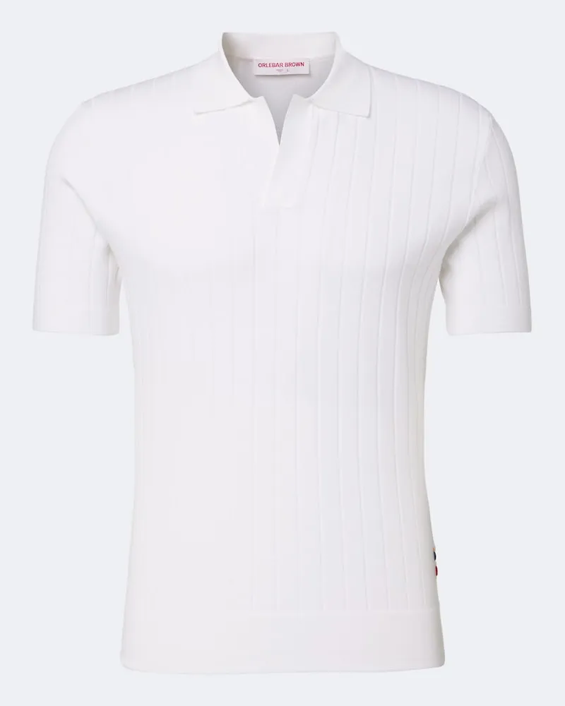Orlebar Brown Poloshirt Roddy Weiß