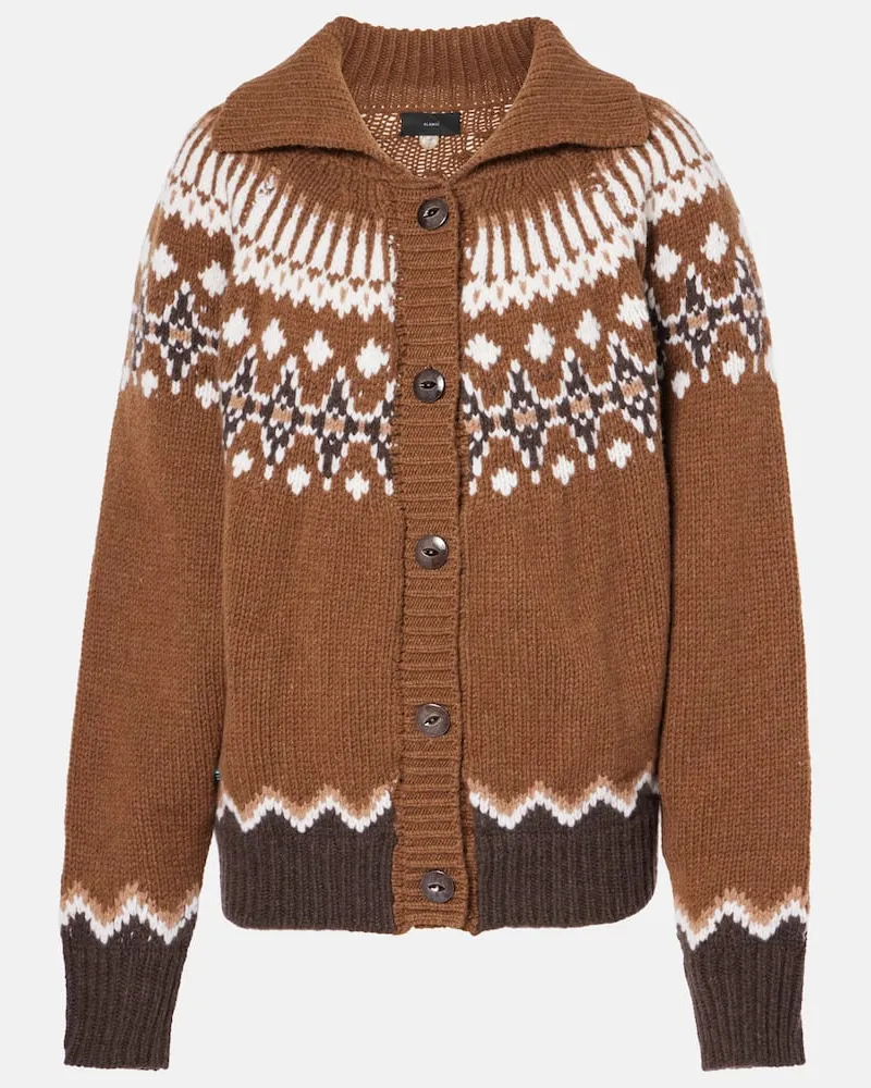 Alanui Cardigan aus Schurwolle Multicolor