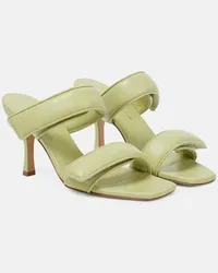 Gia Borghini Gia X Pernille Teisbaek Sandalen Perni 03 aus Leder Gruen