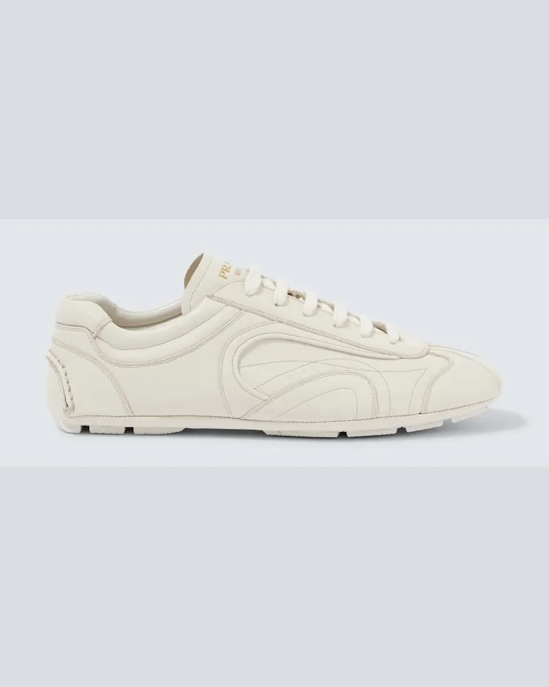 Prada Sneakers Montecarlo Re-Edition 2005 aus Leder Weiß