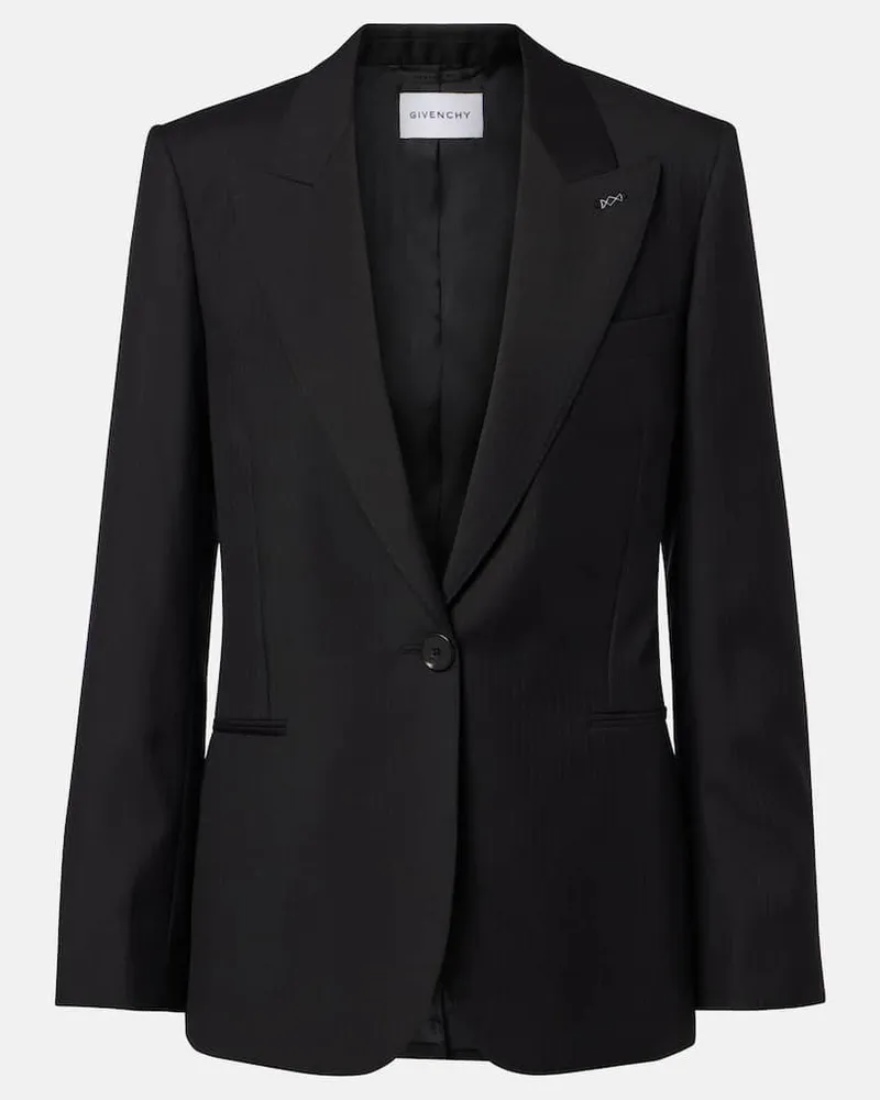 Givenchy Blazer aus Wolle Schwarz