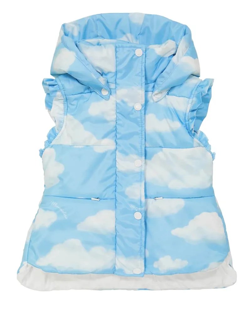 Monnalisa Wattierte Weste Blau