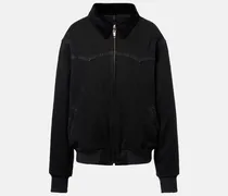 Bomberjacke aus Baumwolle